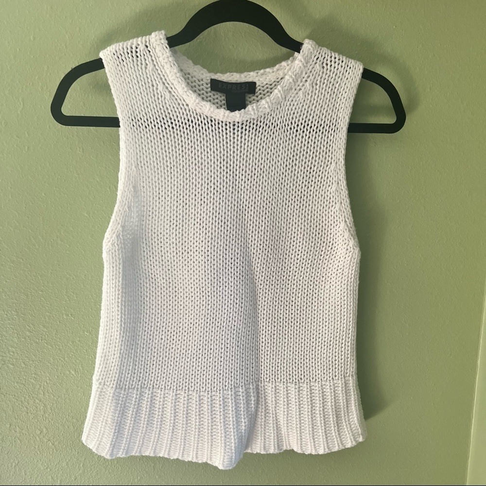 Express sleeveless sweater